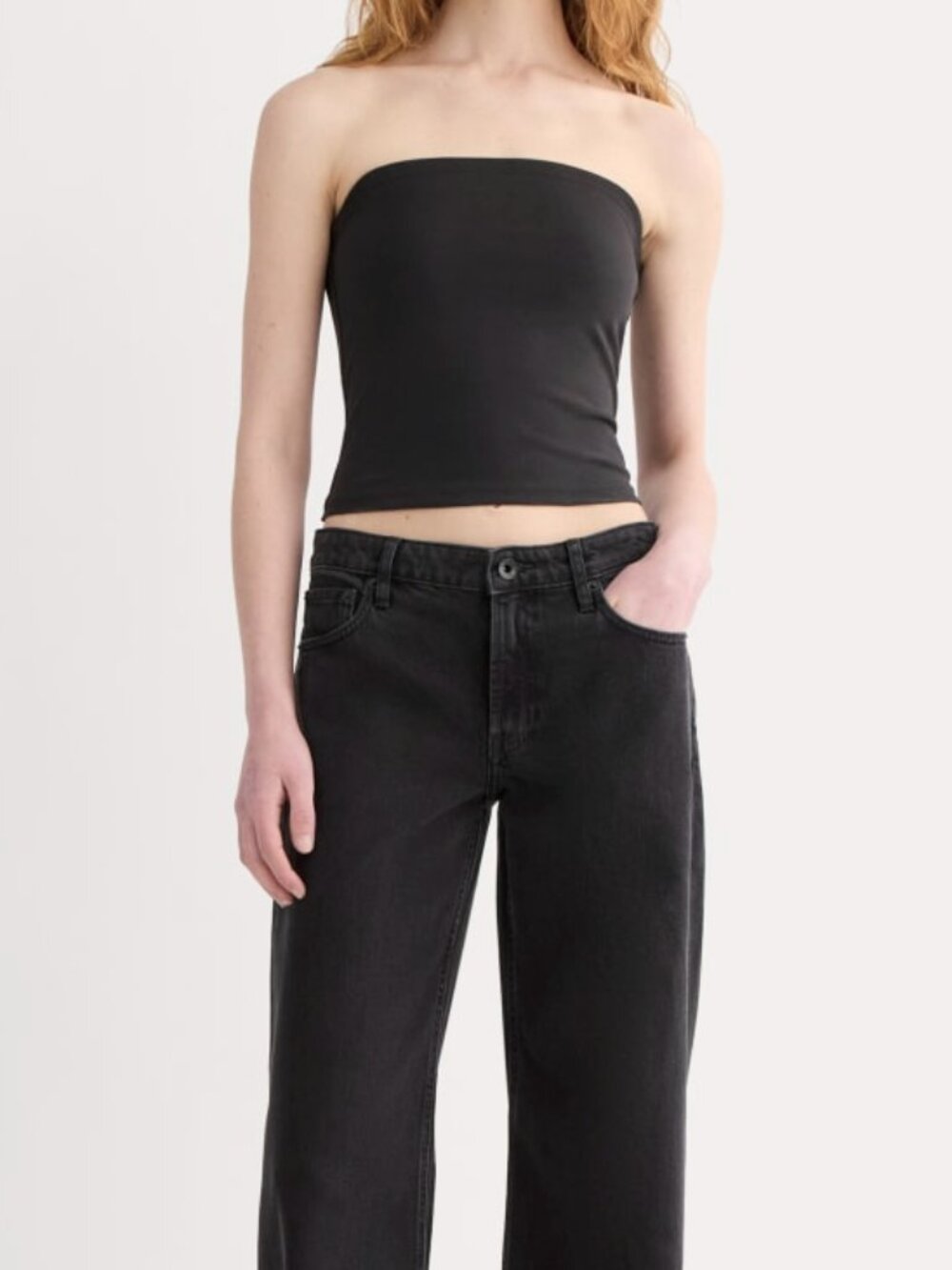 Everlane The Form Tube Top Size XL in Black